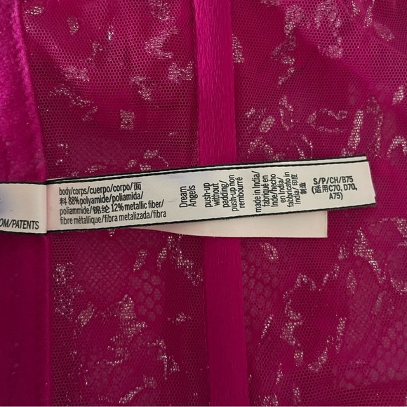 New! Victoria's Secret Wicked Shimmer Lace Push Up Corset Bra Top 22879 - Picture 7 of 8